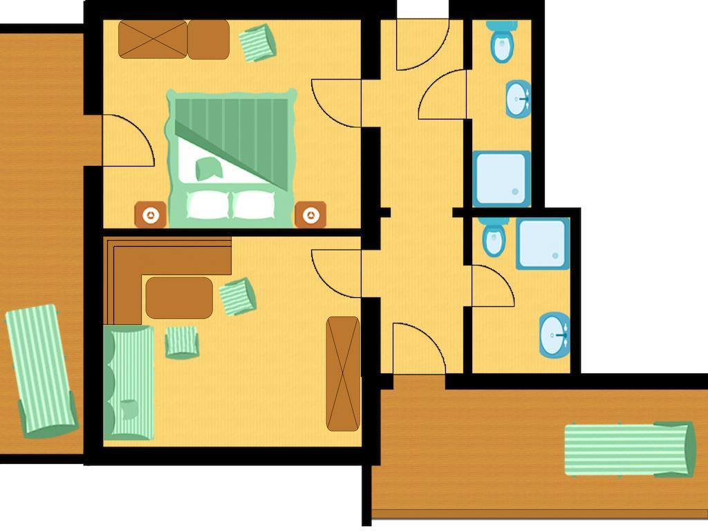 Familienhotel Central Sankt Johann in Tirol Kamer foto